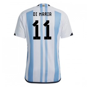 Argentina Di Maria 11 Maglia Prima World Cup 2022 Manica Corta